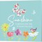Dreams Take Flight on Blue A by Tara Reed 14" x 14" Canvas Wall Art (Set of 2)